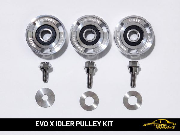 Evo X 4B11T Billet Idler Pulley Kit