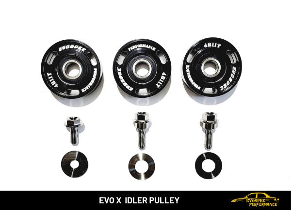 Evo X 4B11T Billet Idler Pulley Kit