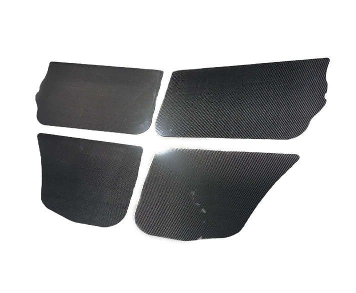 Bulletproof Racing EVO 7/8/9 CARBON FIBER DOOR PANELS (FLAT)