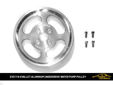 Billet Aluminum Underdrive Water Pump Pulley – Evo 4/5/6/7/8/9