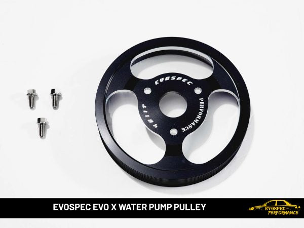 Evo X Underdrive Water Pump Pulley