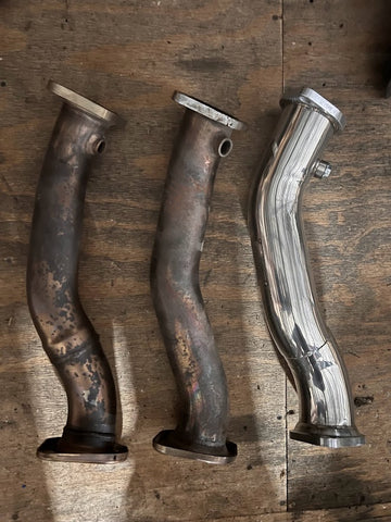 Used Evo X Downpipes assorted