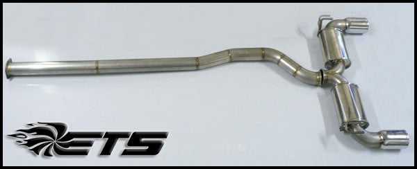 ETS Evo X V3 Dual Muffler Exhaust System Upgrade 2008+