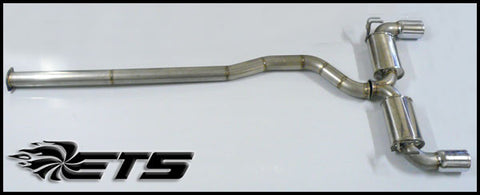 ETS Evo X V3 Dual Muffler Exhaust System Upgrade 2008+